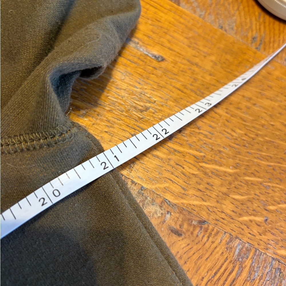 L.L. Bean Olive Henley Shirt M reg - Picture 7 of 9